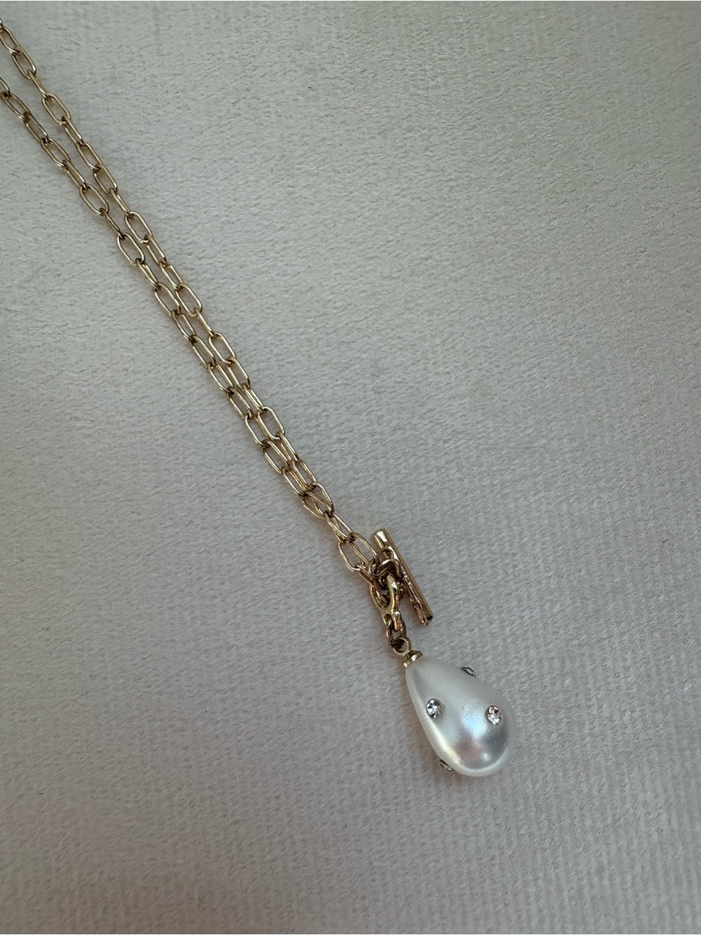 Kohl’s Lauren Conrad Gold Pearl Drop Necklace - Women’s Jewelry - Like New